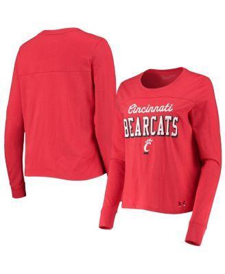 Women's Under Armour Red Cincinnati Bearcats Cincy Long Sleeve T-Shirt, Size: XS Product Image