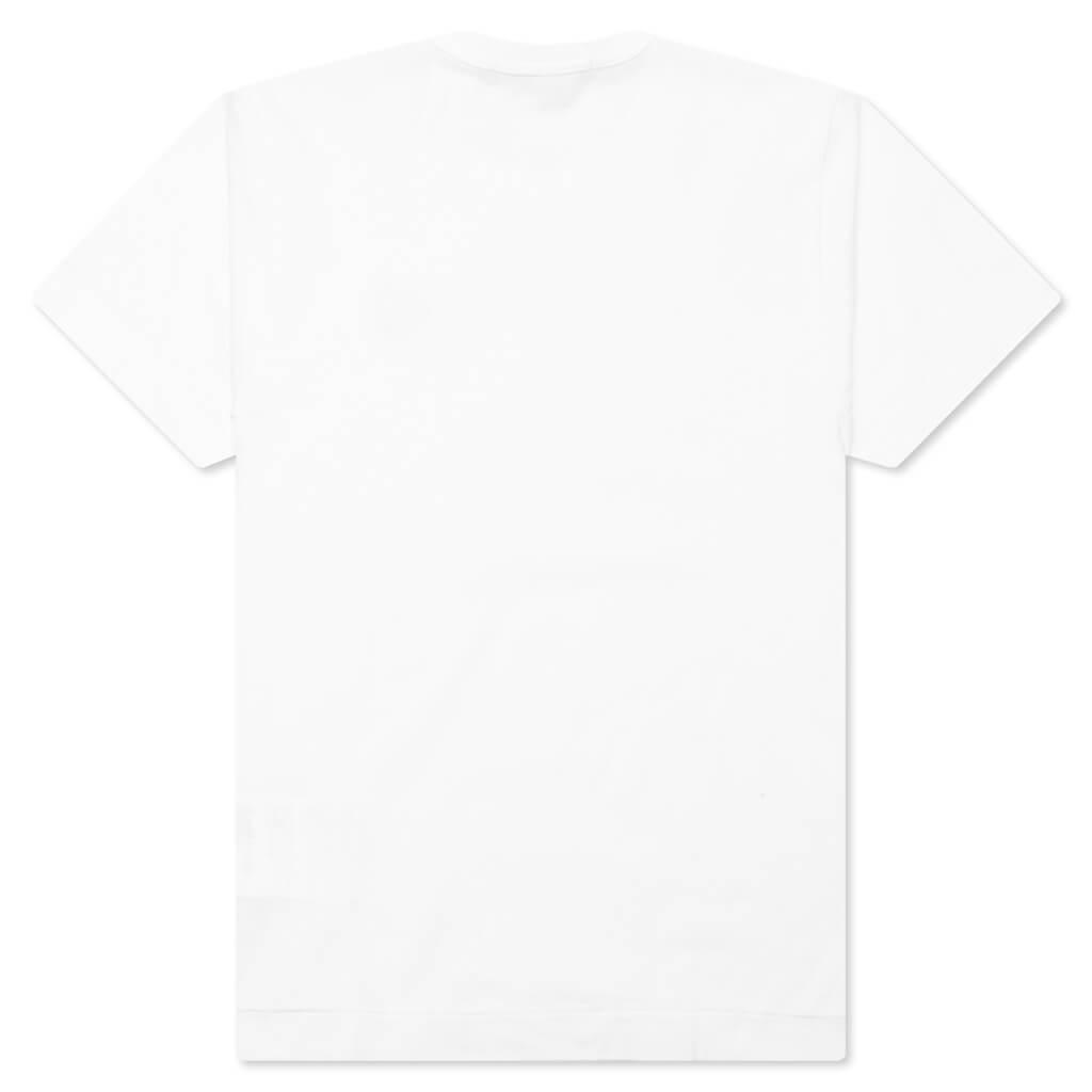 Comme des Garcons PLAY x the Artist Invader T-Shirt - White Male Product Image