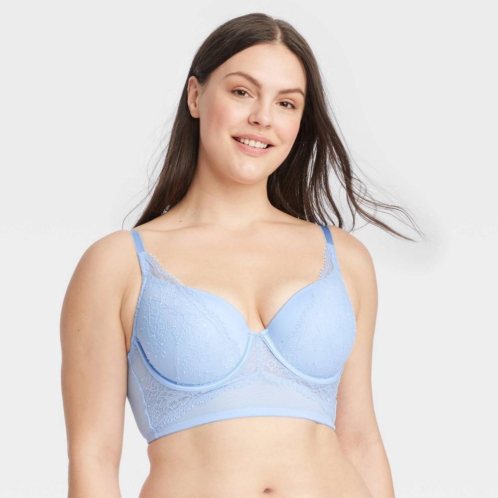 Women's Lace Demi Longline Bra - Auden™ Product Image