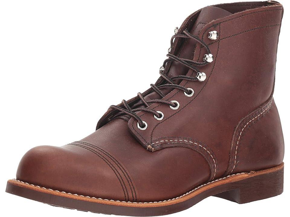 Red Wing Heritage 6 Iron Ranger Lug (Amber Harness) Men's Lace-up Boots Product Image