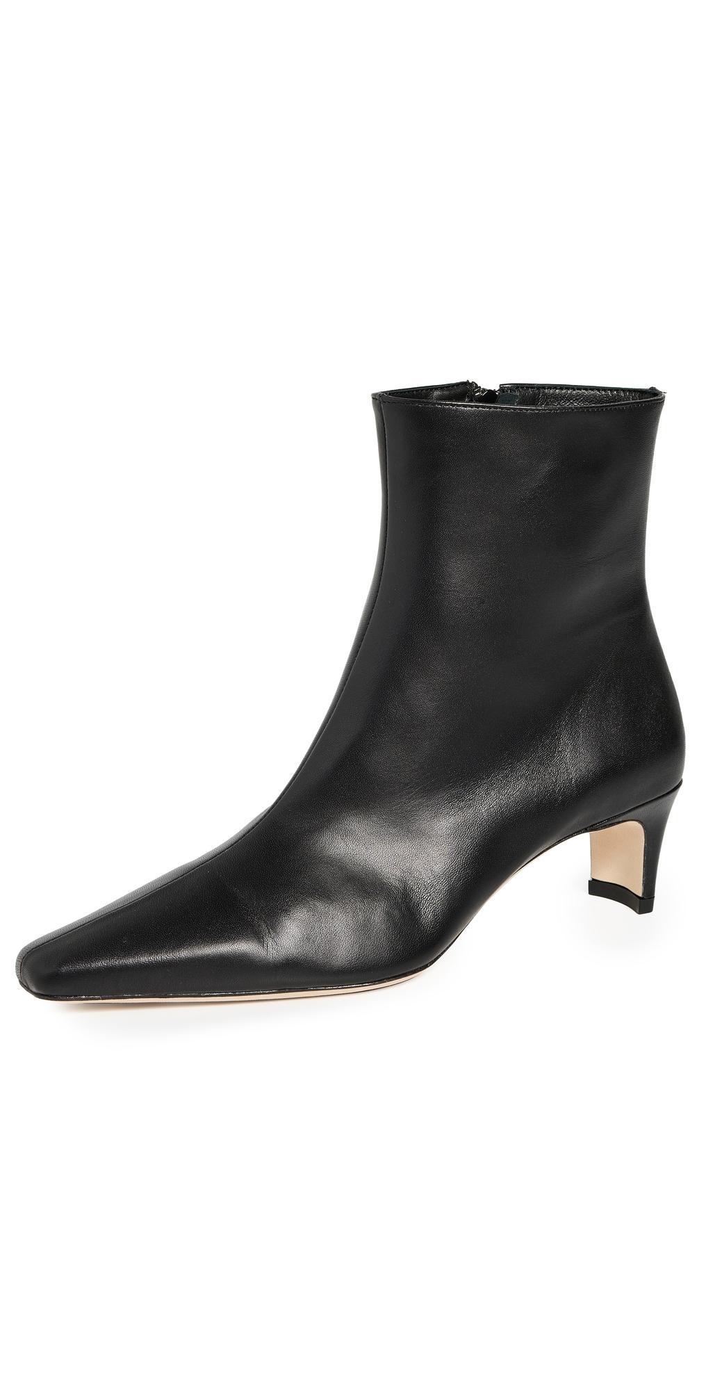 Staud Womens Wally Square Toe Ankle Boots Product Image