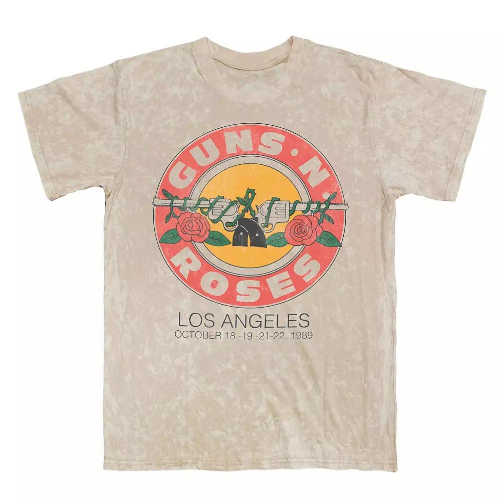 Men's Guns N' Roses Los Angeles 89 Graphic Tee, Size: XXL, Natural Mineral Blue Product Image