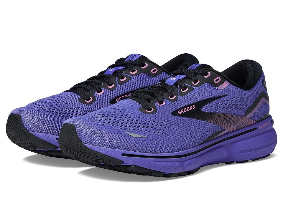 Brooks Mens Ghost 15 - Shoes Ebony/Black/Oyster Product Image