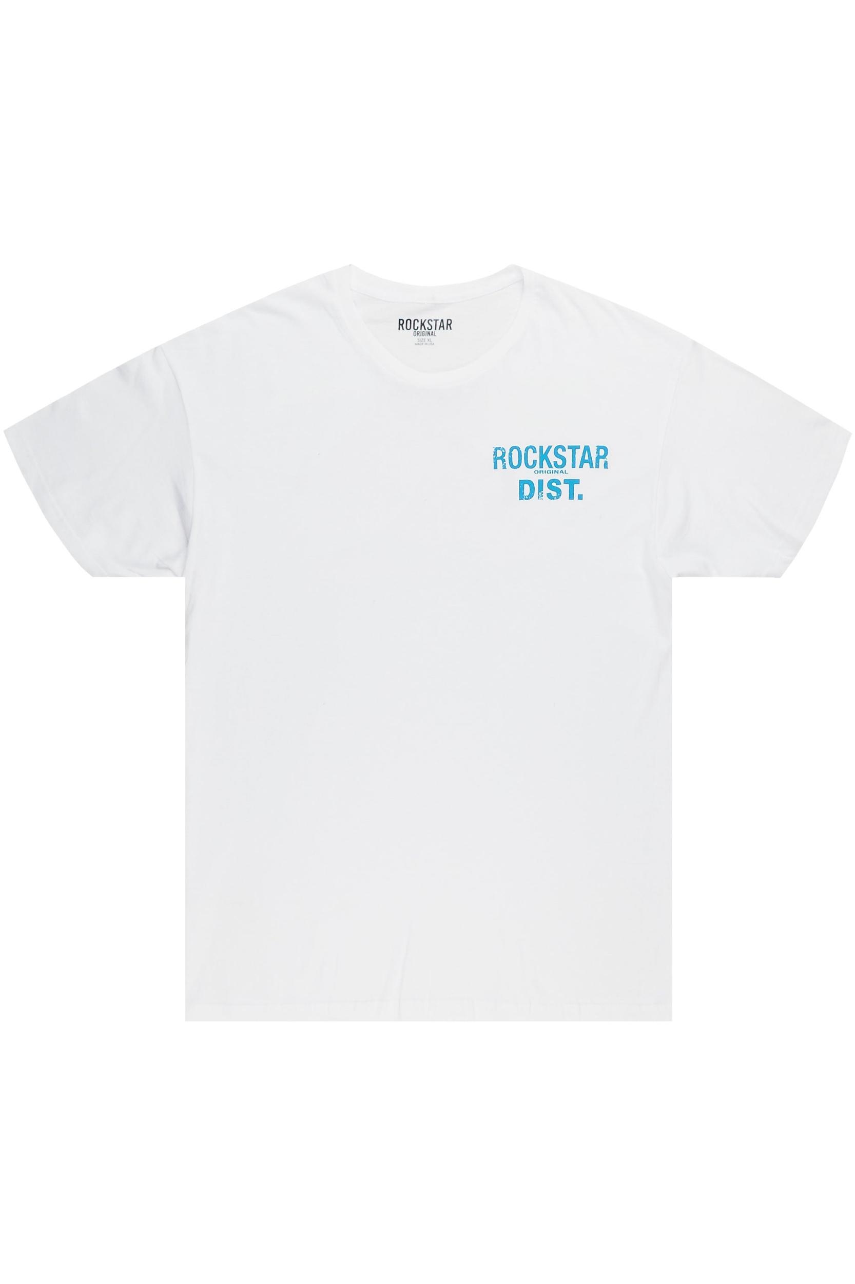 Lake White/Blue Graphic T-Shirt Male Product Image