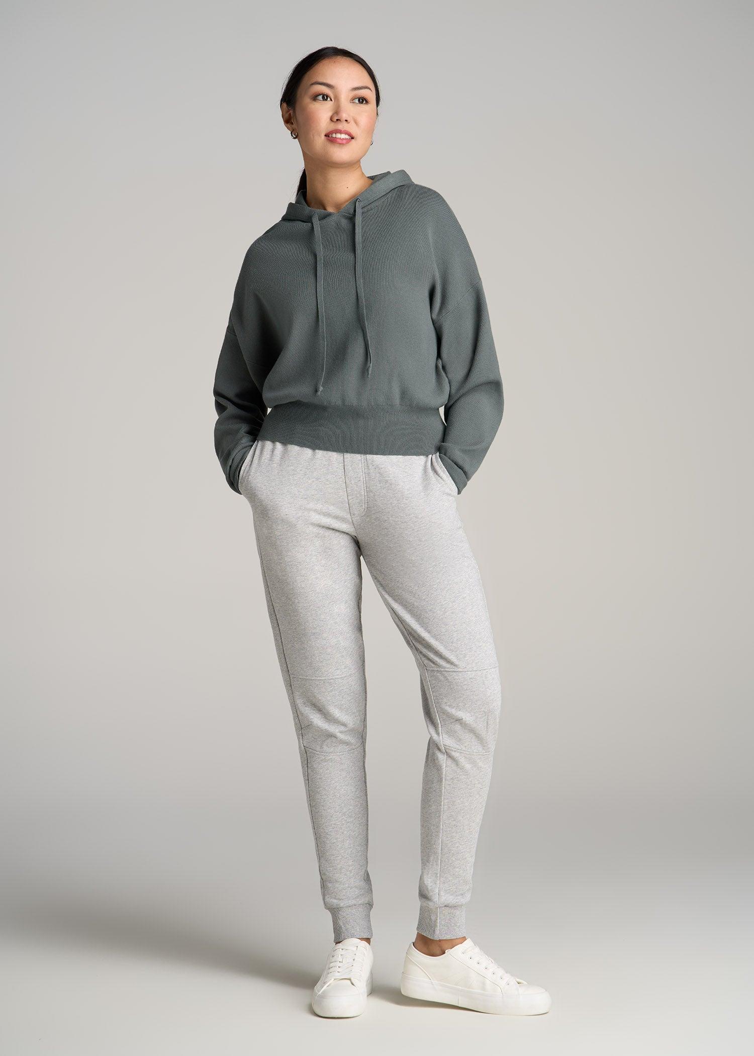 Wearever French Terry Tall Women's Joggers in Grey Mix Product Image