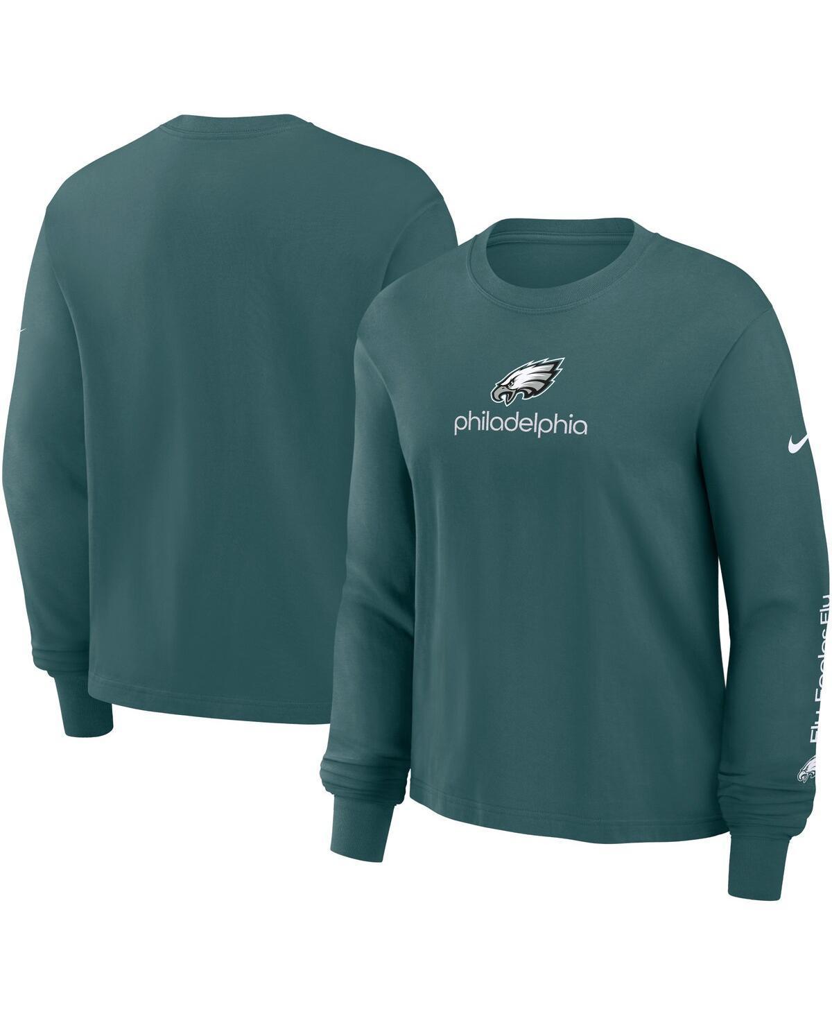 Philadelphia Eagles Boxy Nike Women's NFL Long-Sleeve T-Shirt Product Image