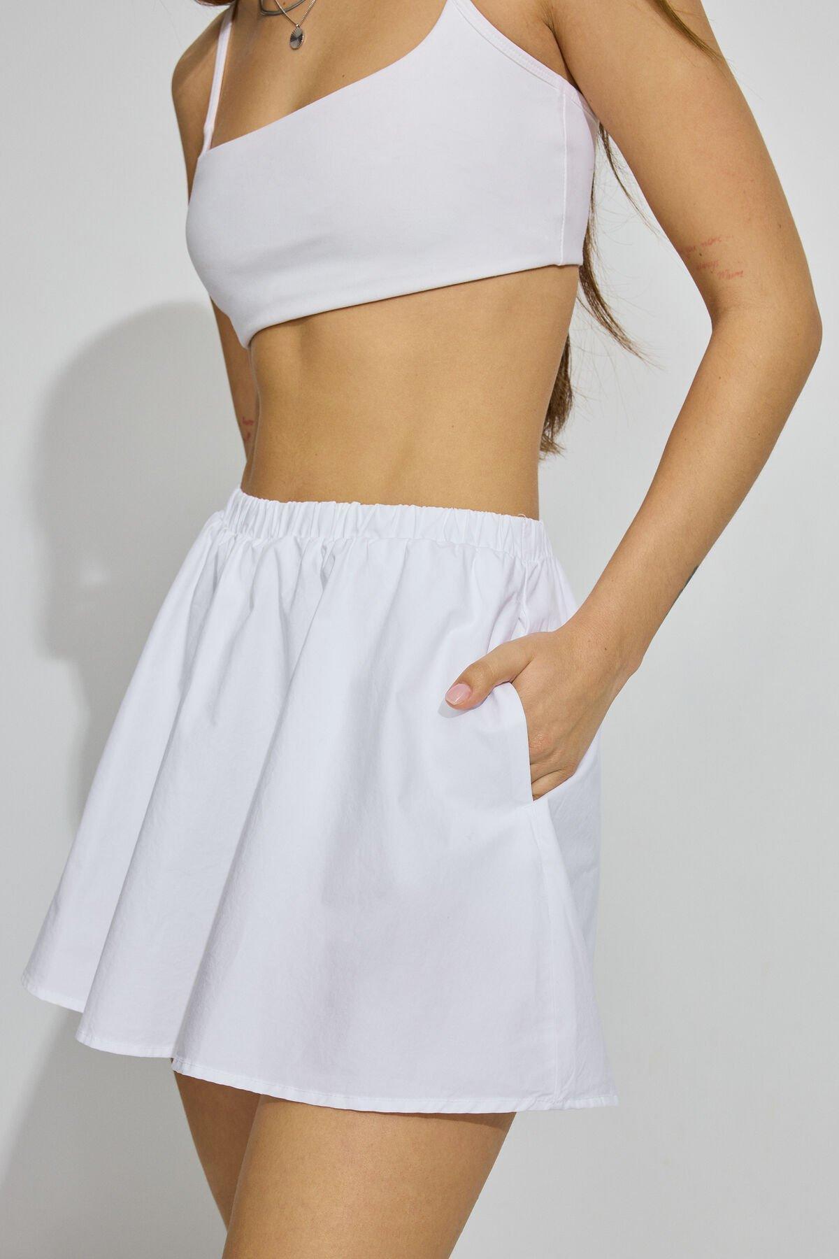 Peyton Poplin Skort Product Image