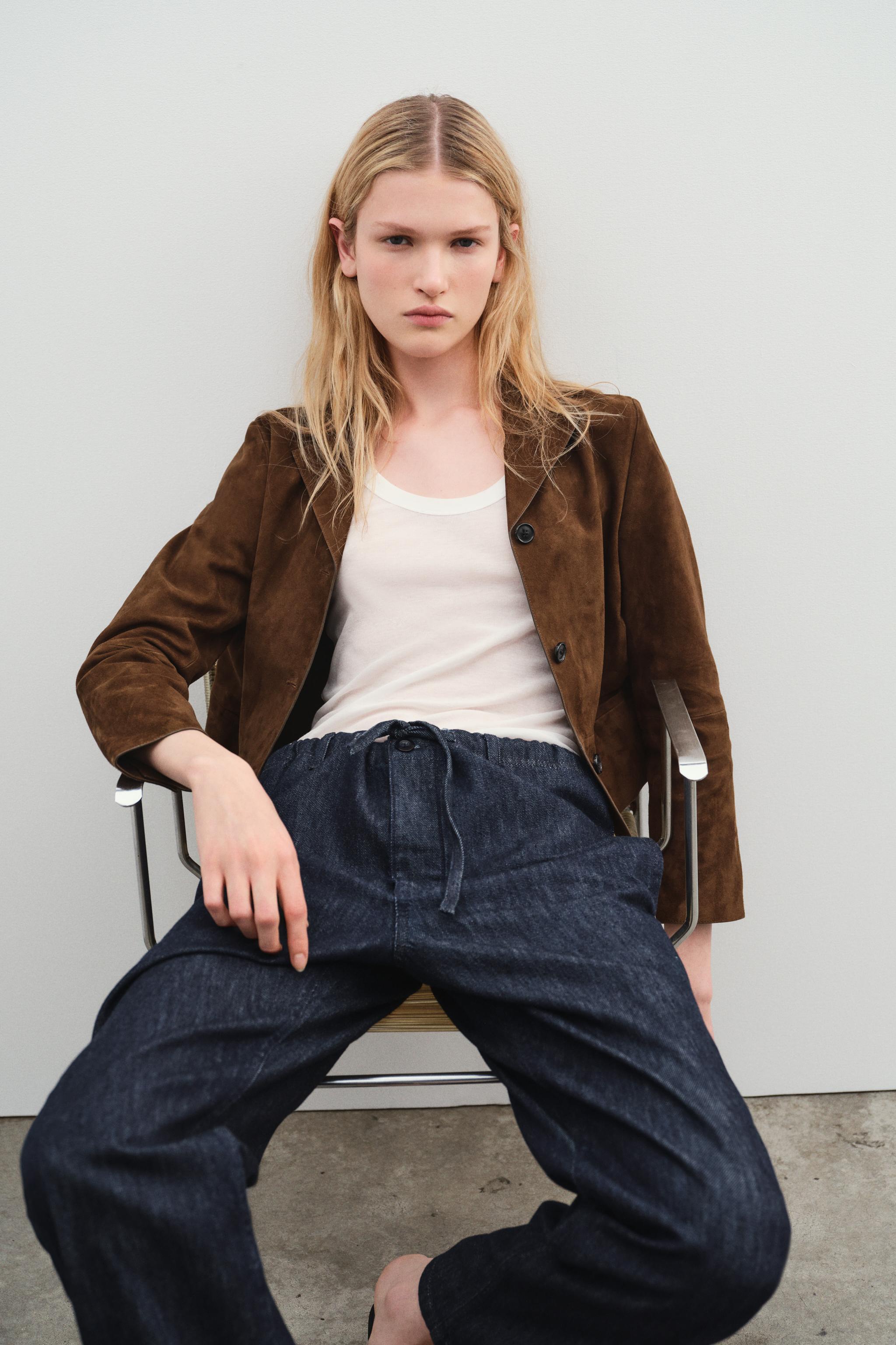 STRAIGHT CUT MID RISE JEANS ZW COLLECTION Product Image