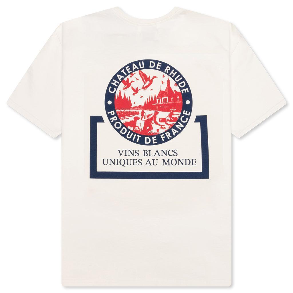 Bordeaux Wine Tee - Vintage White Male Product Image
