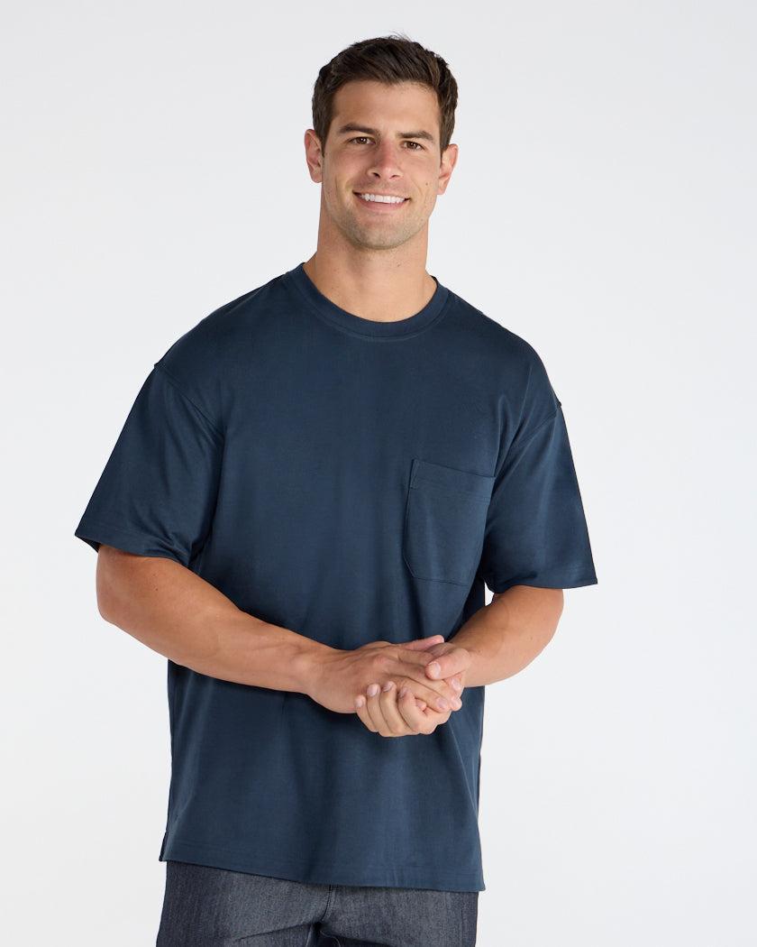 Cotton Short Sleeve Relaxed Pocket Tee Product Image