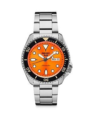 Seiko Mens Seiko 5 Sports Automatic Black Nylon Strap Watch Product Image