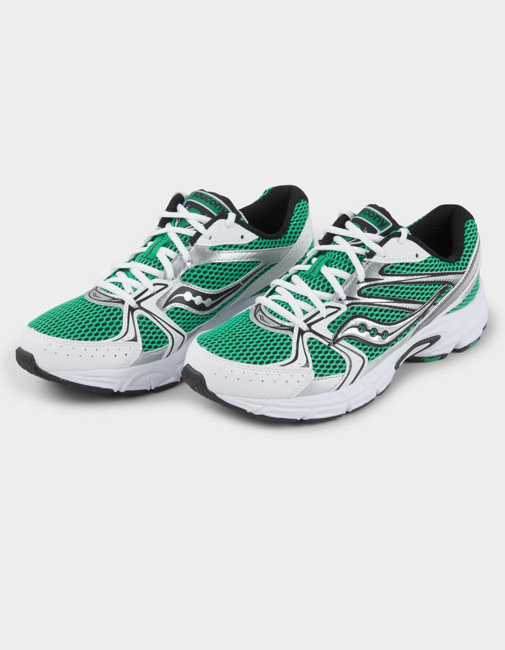 SAUCONY Ride Millennium Mens Shoes - WHT/GREEN Product Image