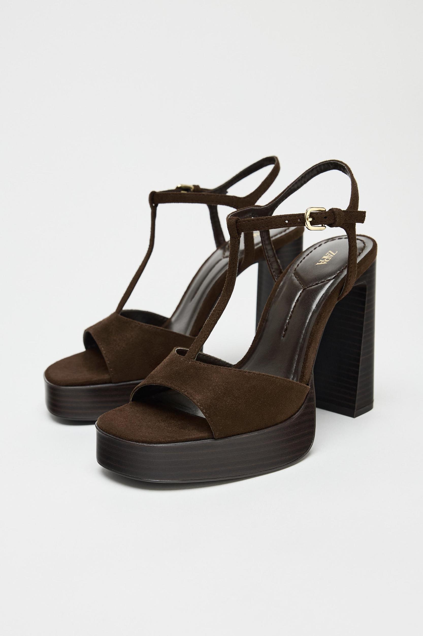 STRAPPY HEELED SANDALS Product Image