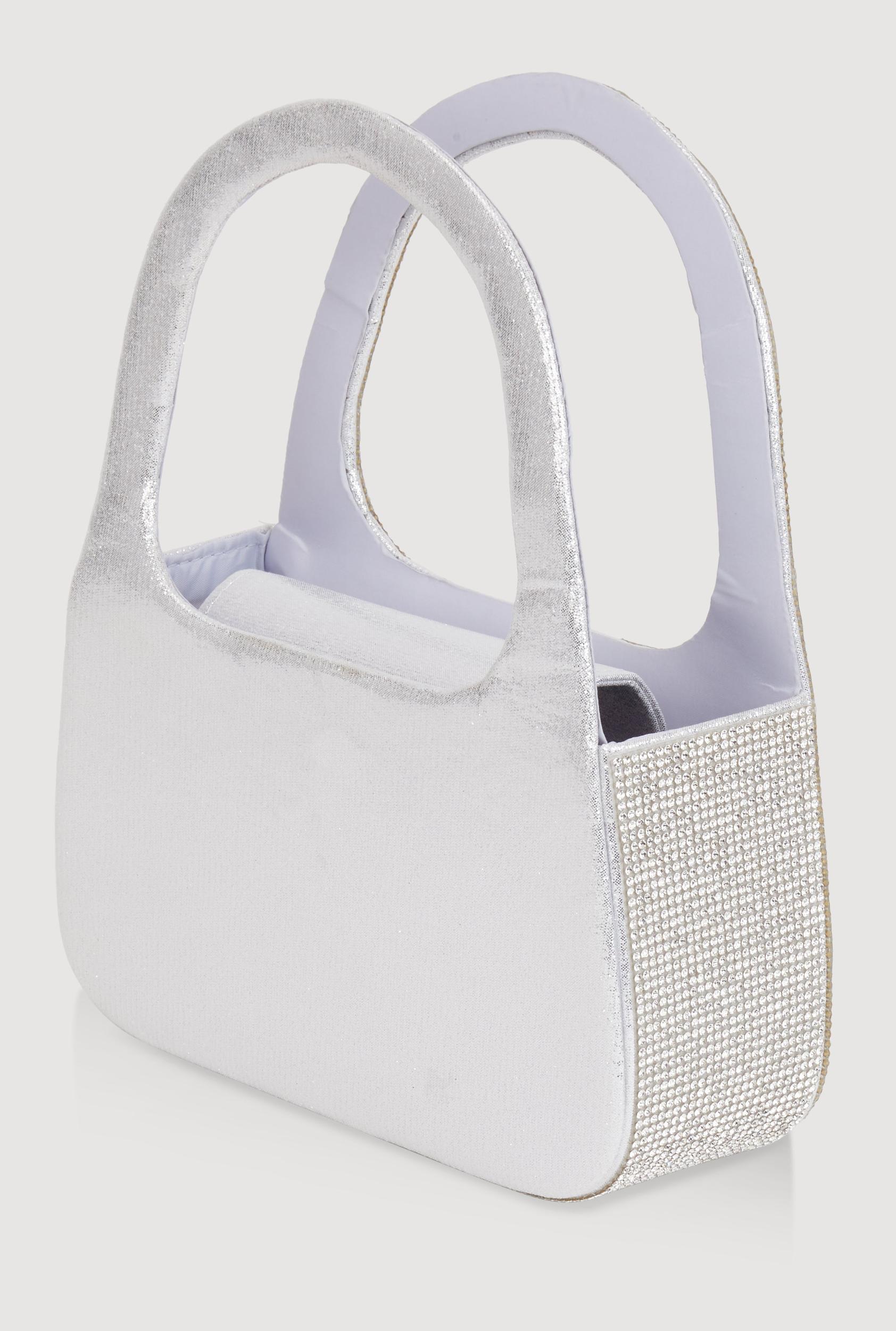 Rhinestone Convertible Handbag Unisex Product Image