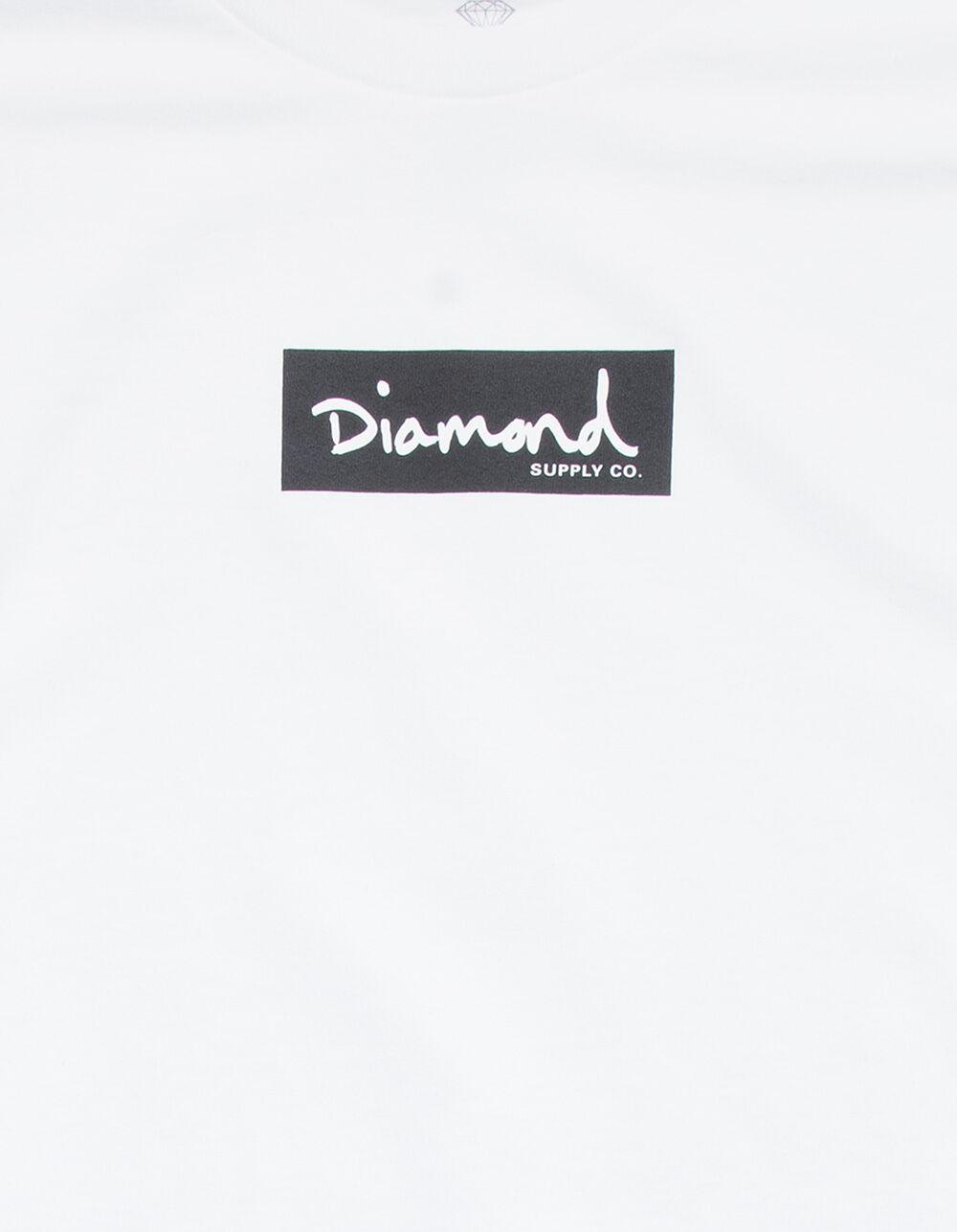 DIAMOND SUPPLY CO. OG Script Box Mens Tee - WHITE Product Image