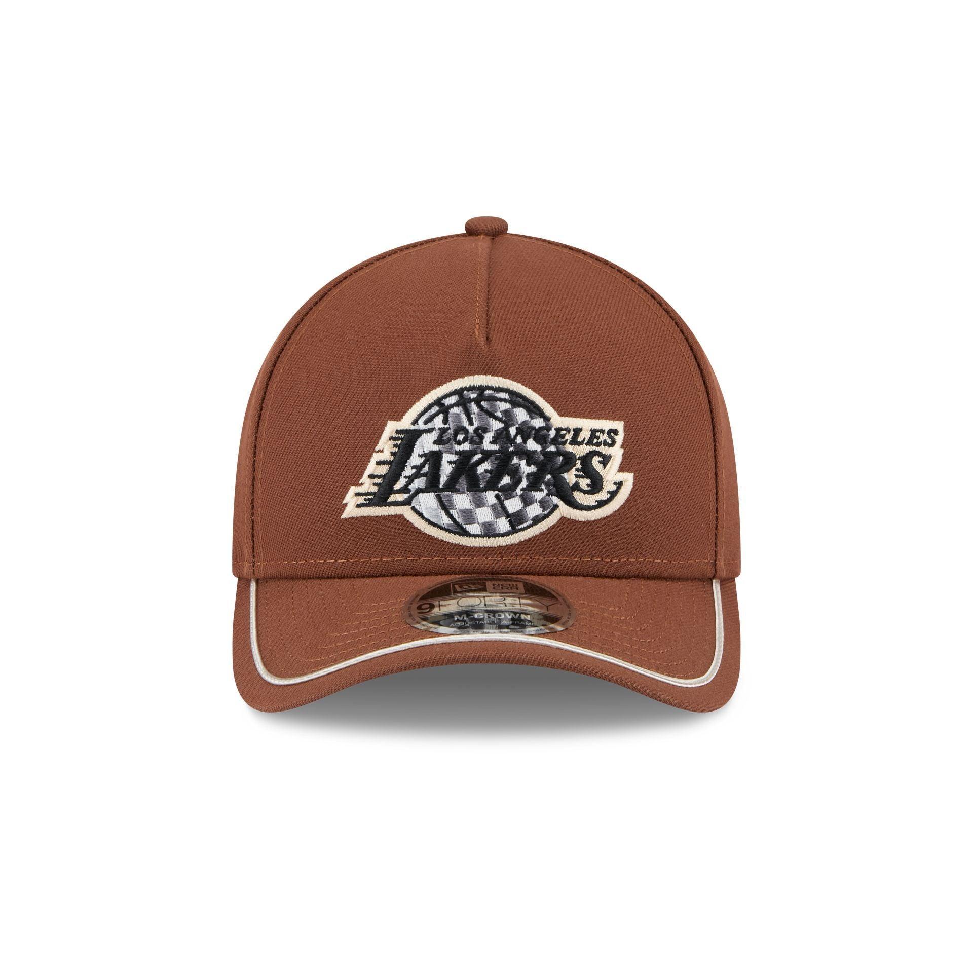 Los Angeles Lakers Motorsport 9FORTY M-Crown A-Frame Snapback Hat Male Product Image