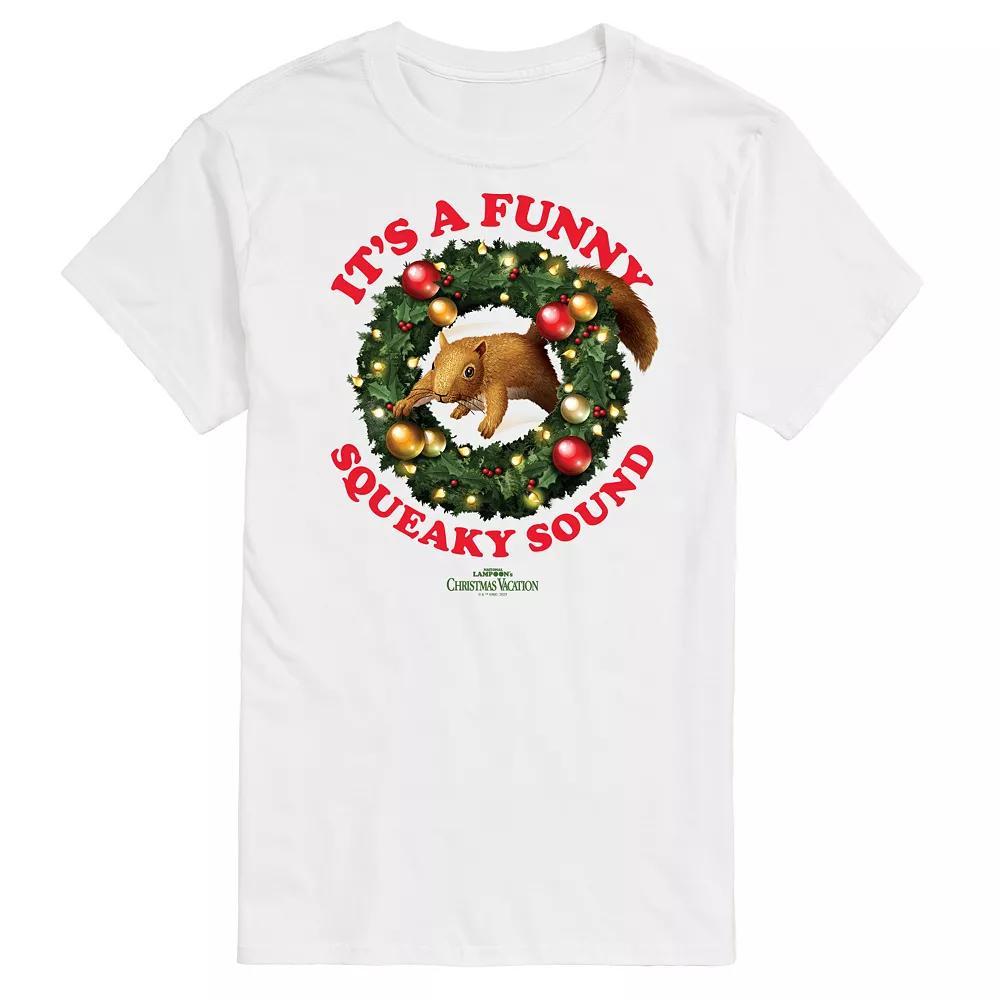 Big & Tall National Lampoons Christmas Vacation Squirrel Funny Graphic Tee, Mens Product Image