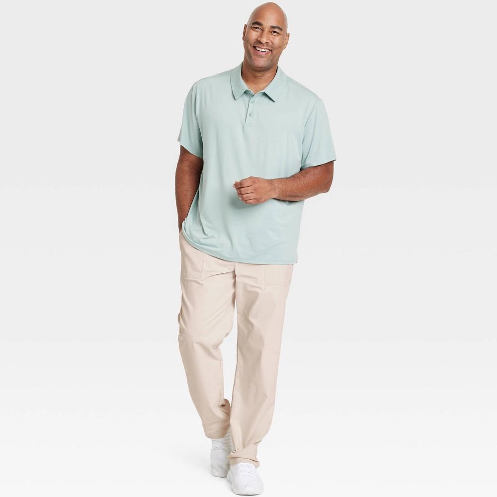 Mens Big Commuter Pants - All In Motion Light Taupe 38x34: Midweight Twill, UPF 50+, Drawstring Waistband, Machine Washable Product Image