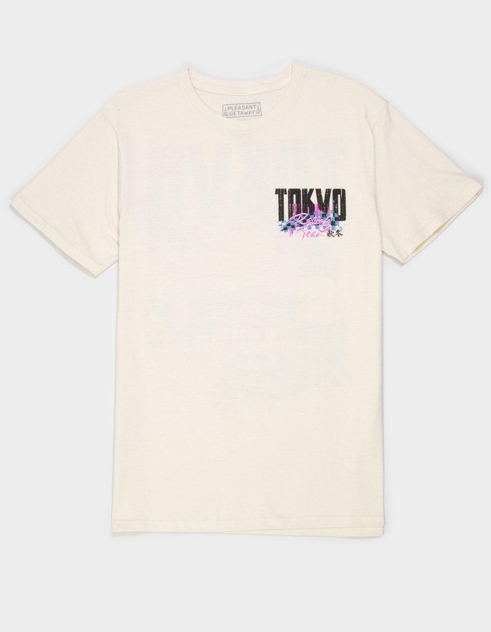 PLEASANT GETAWAY Tokyo Mens Tee - NATURAL Product Image