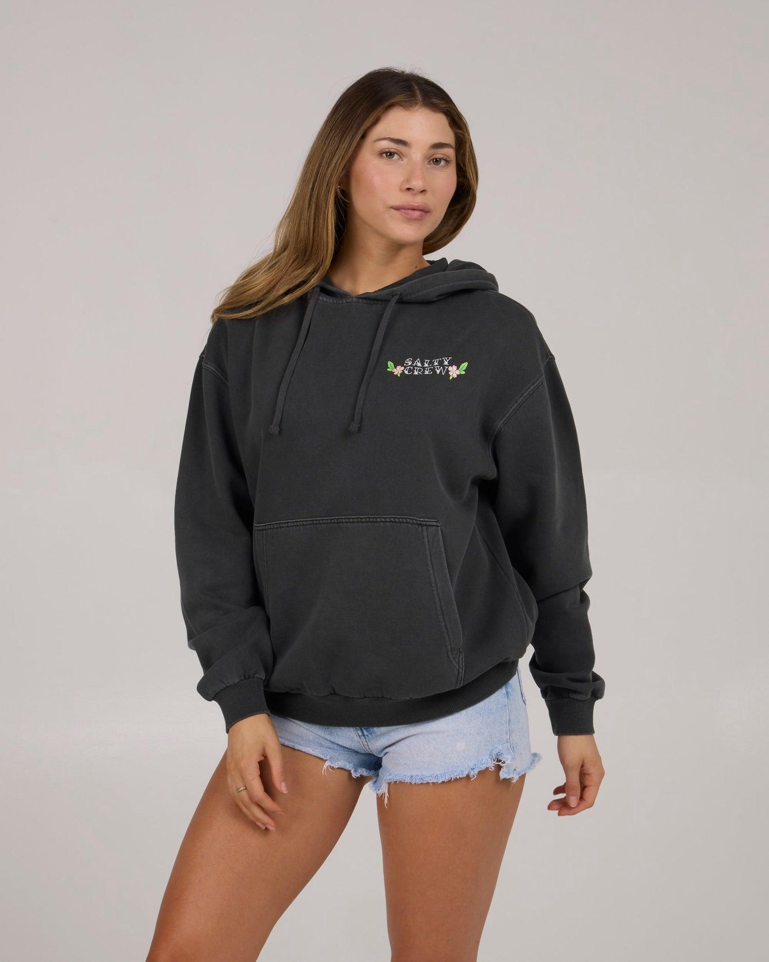 Hopper Hoody  - Faded Black Product Image