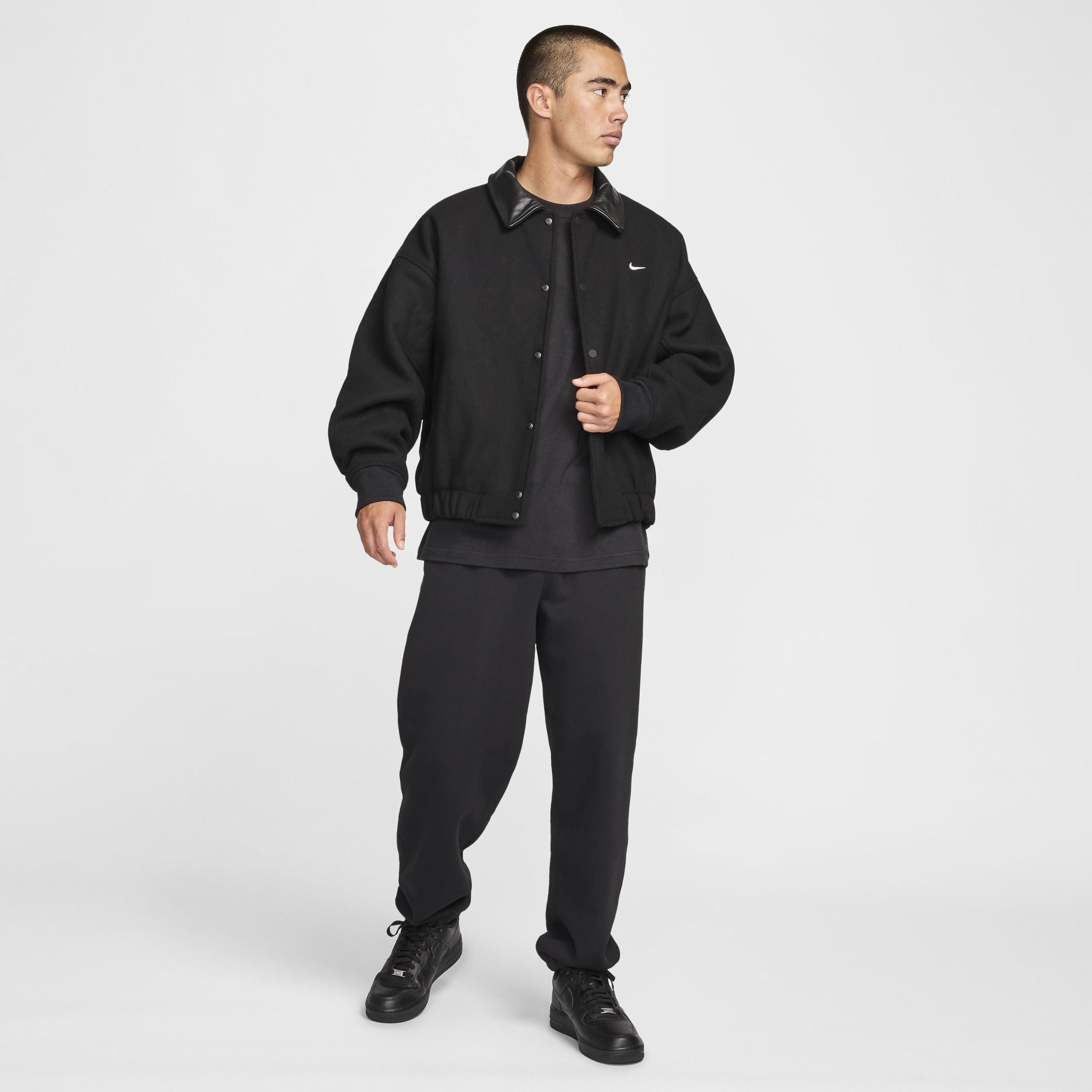 Nike Solo Swoosh Men's Wool Varsity Jacket Product Image