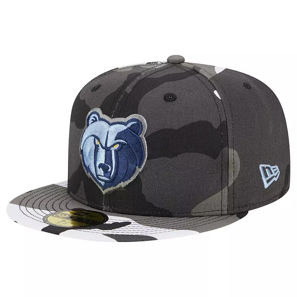 Men's New Era Memphis Grizzlies Snow Camo 59FIFTY Fitted Hat, Size: 7 1/8, Grz Green Product Image