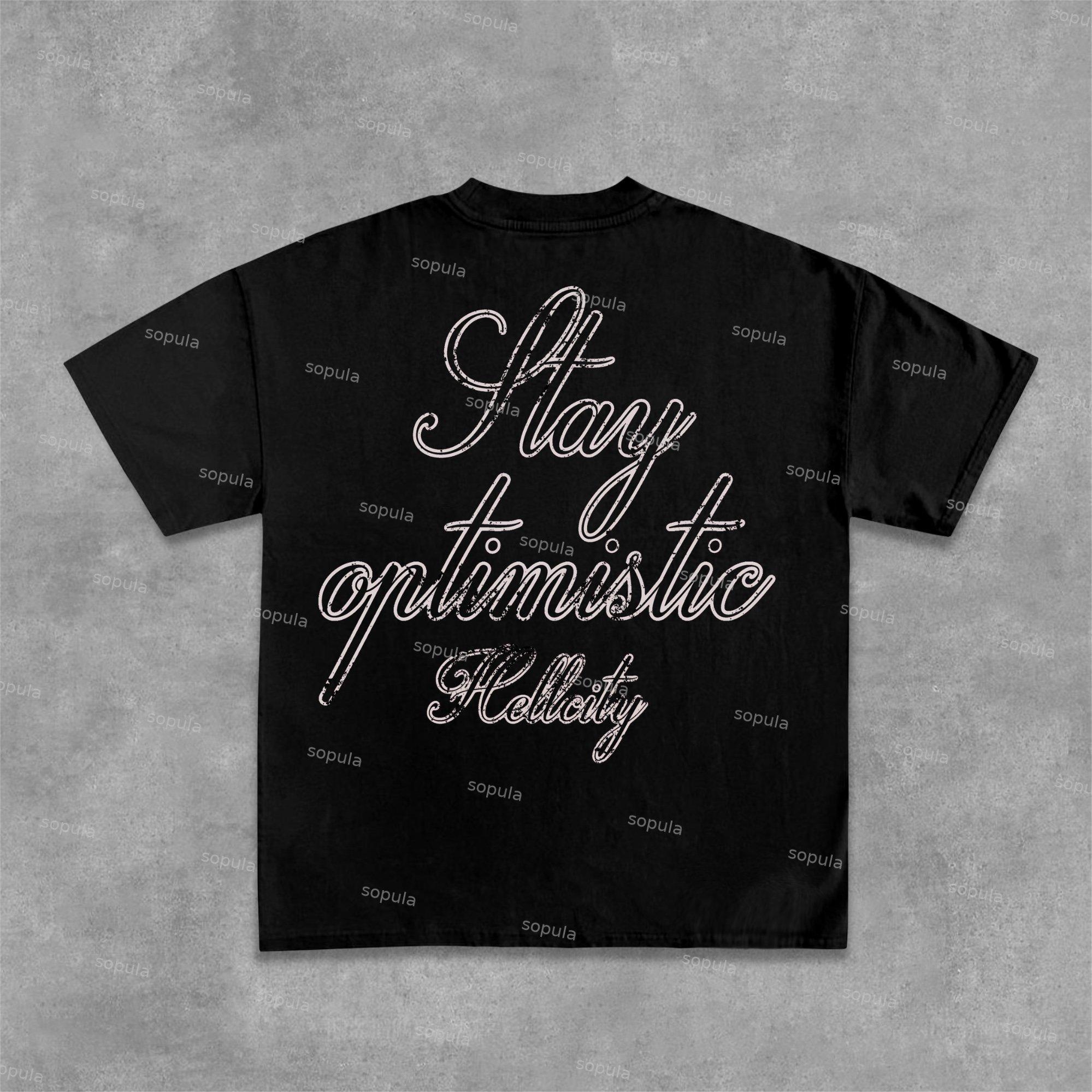 Hellcity - New Print Pattern Design - Red Lips Cotton T-Shirt Product Image