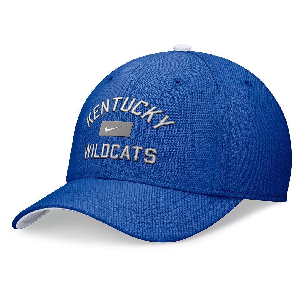 Men's Nike Royal Kentucky Wildcats Primetime Rise Swoosh Flex Hat, Size: Medium/Large, Blue Product Image