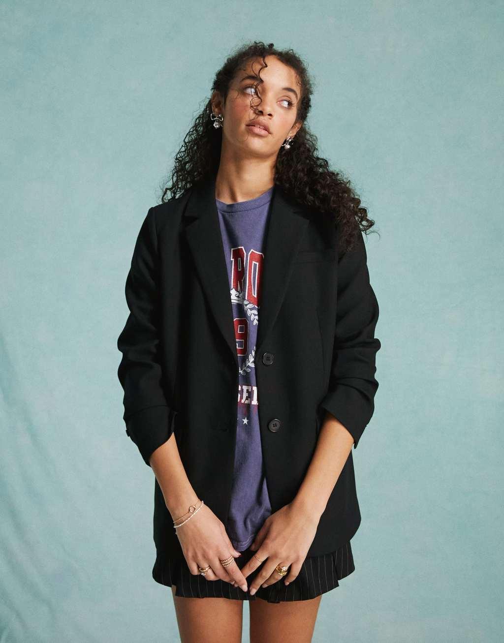 Miss Selfridge oversized blazer Product Image
