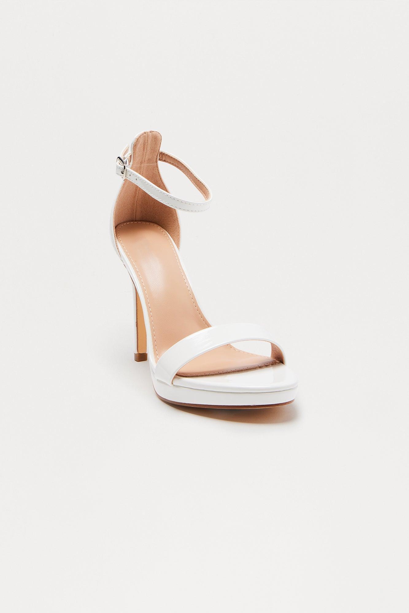 Praiza Stiletto Heels - White Product Image