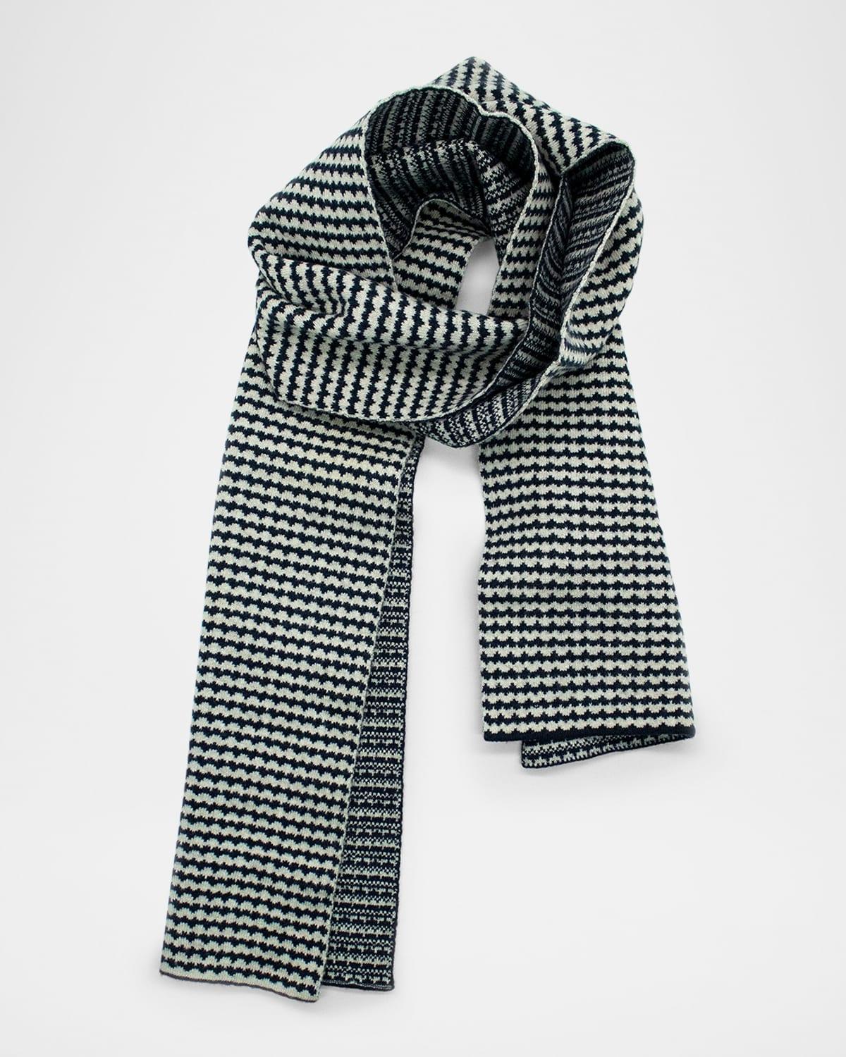 Mens Jacquard Scarf with Design Product Image