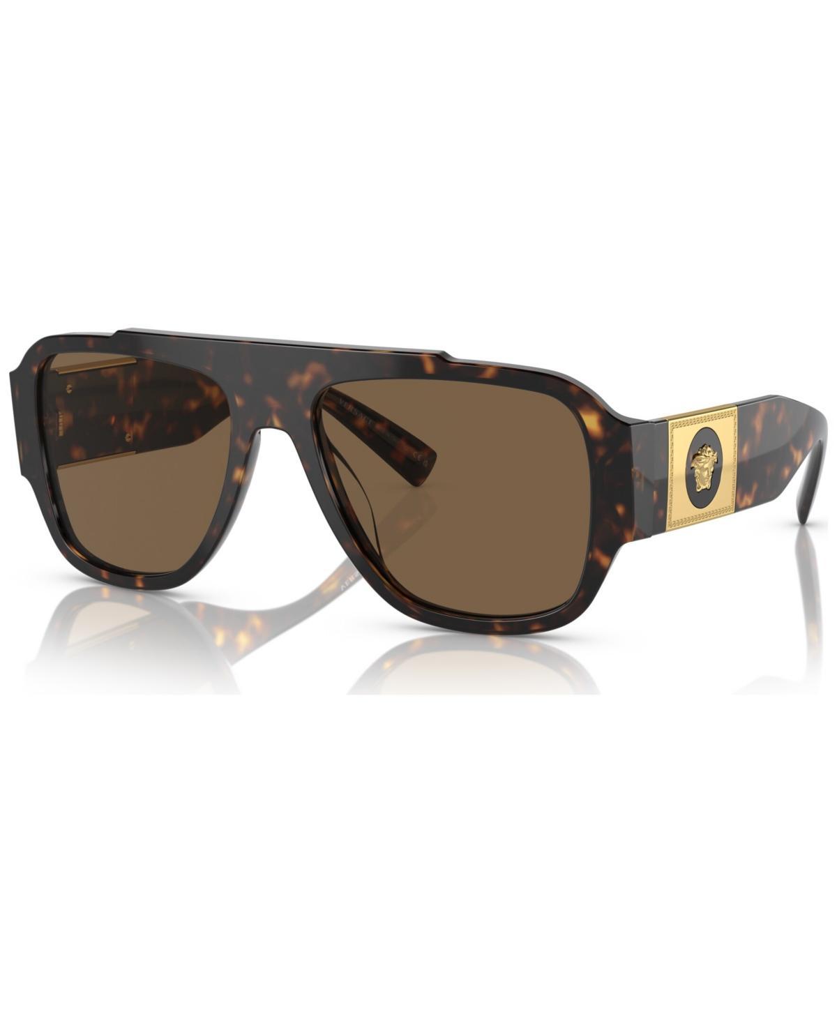 Versace Mens Ve4406 56mm Rectangle Sunglasses Product Image
