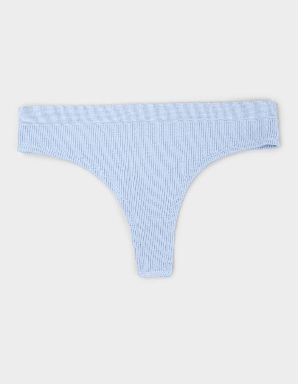 FULL TILT Seamless Thong - LIGHT BLUE Product Image