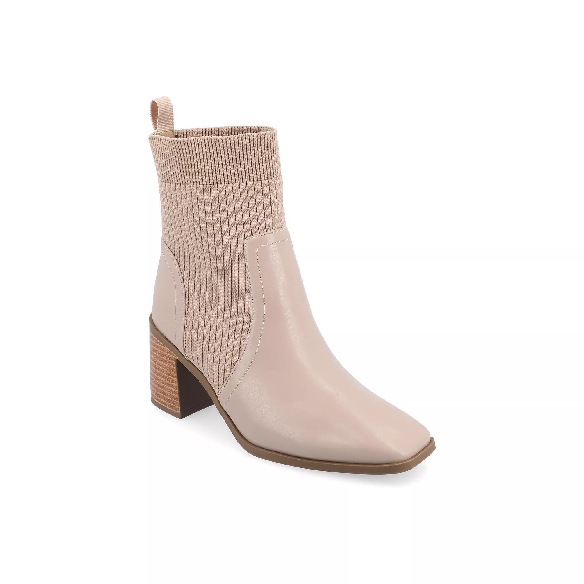 Womens Journee Tru Comfort Foam Harlowe Booties Brown Product Image