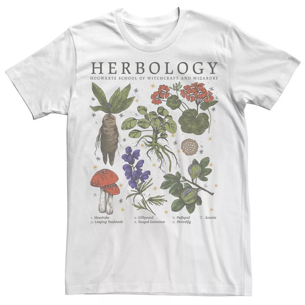 Men's Harry Potter Herbology Plants Tee, Size: Medium, White Product Image