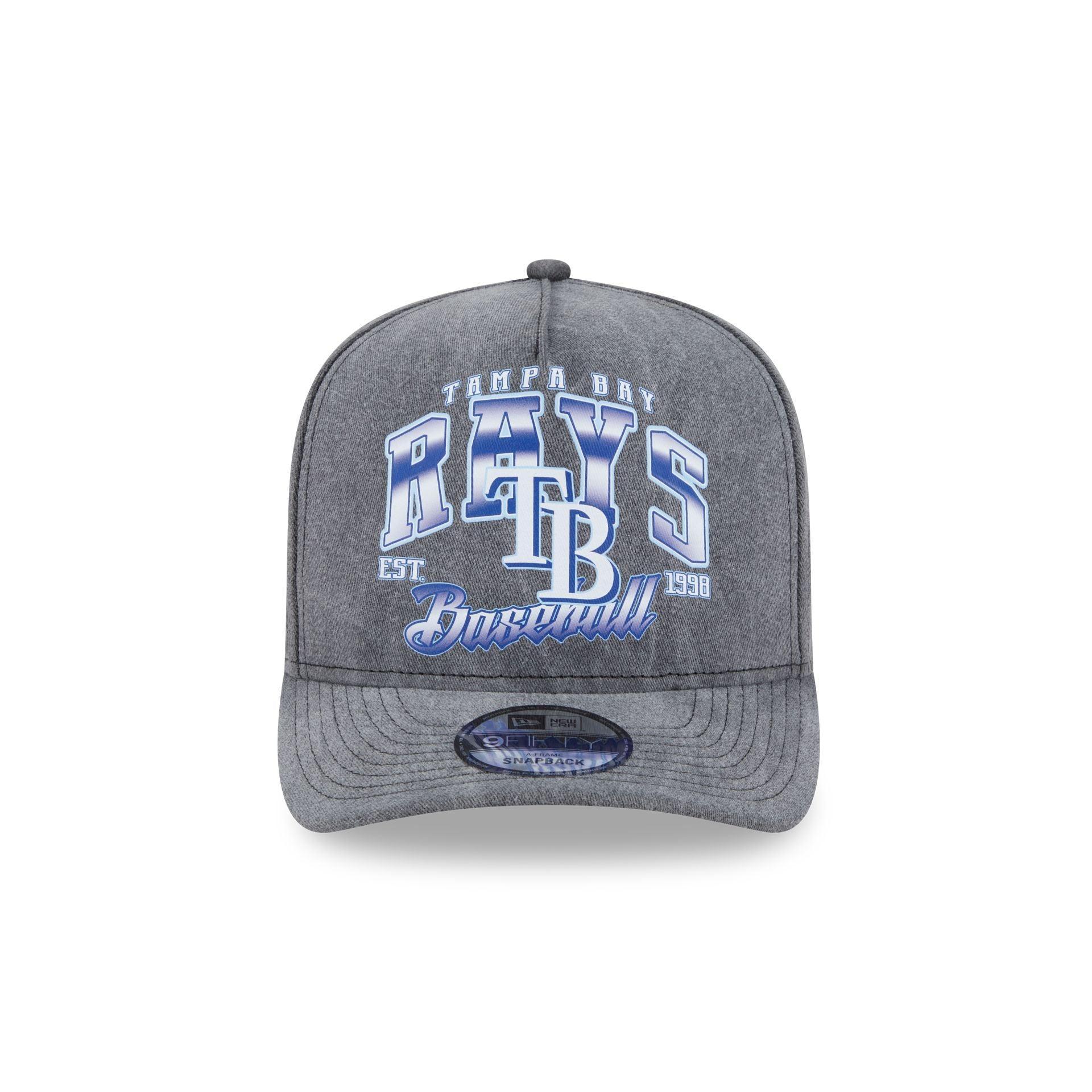 Tampa Bay Rays Washed 9FIFTY A-Frame Snapback Hat Male Product Image
