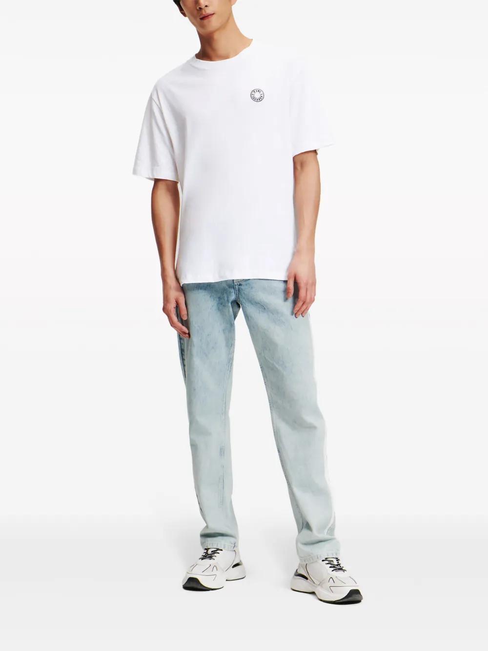 circle-logo cotton T-shirt Product Image