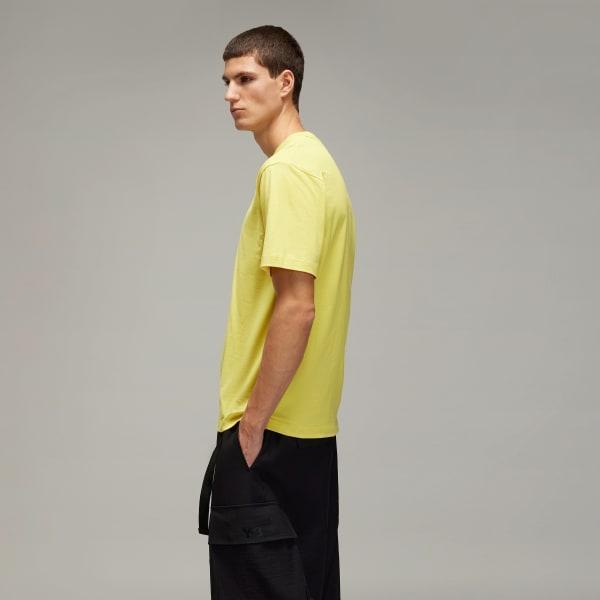 adidas Y-3 Regular Short Sleeve Tee Pure Sulfur XS Unisex Product Image