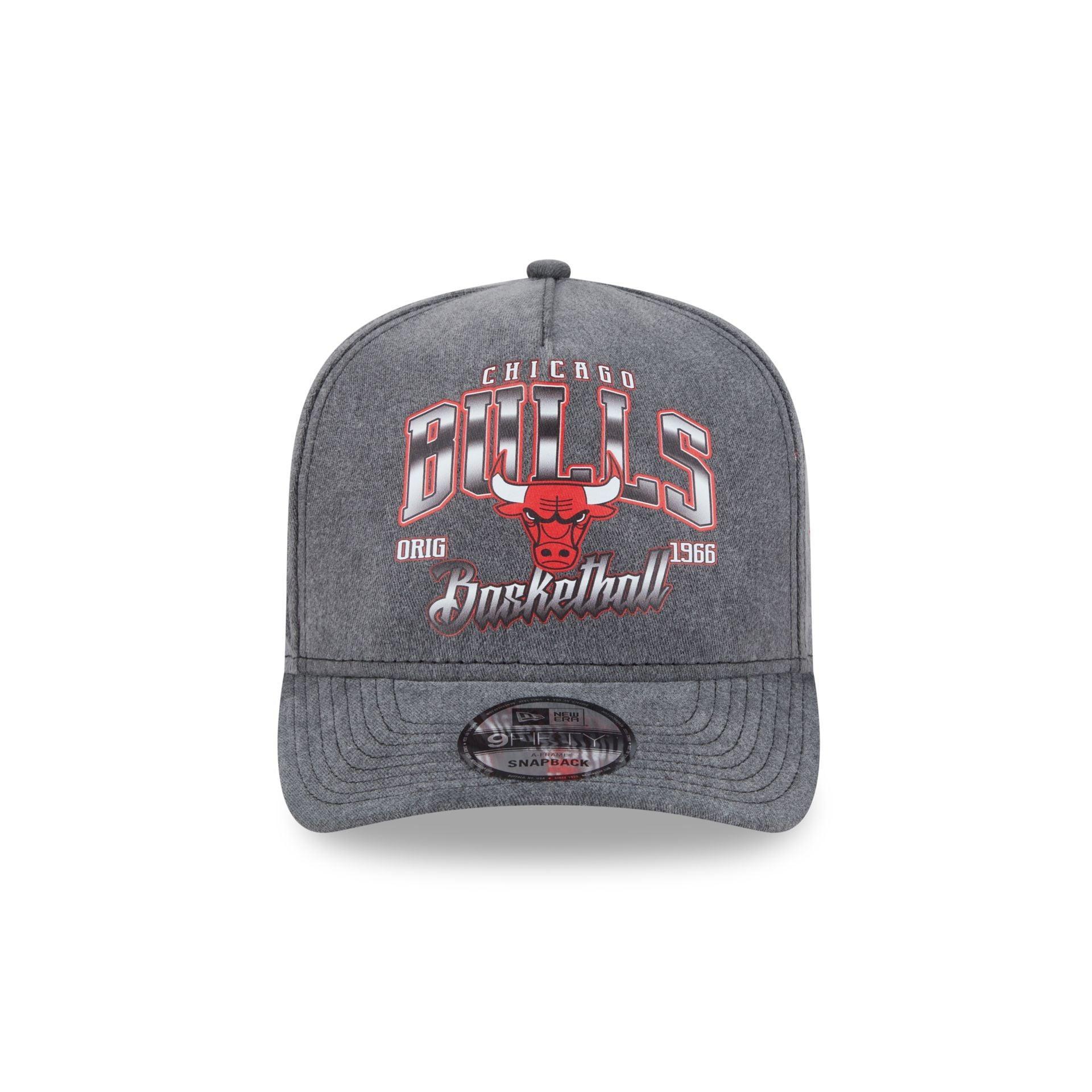 Chicago Bulls Washed 9FIFTY A-Frame Snapback Hat Male Product Image