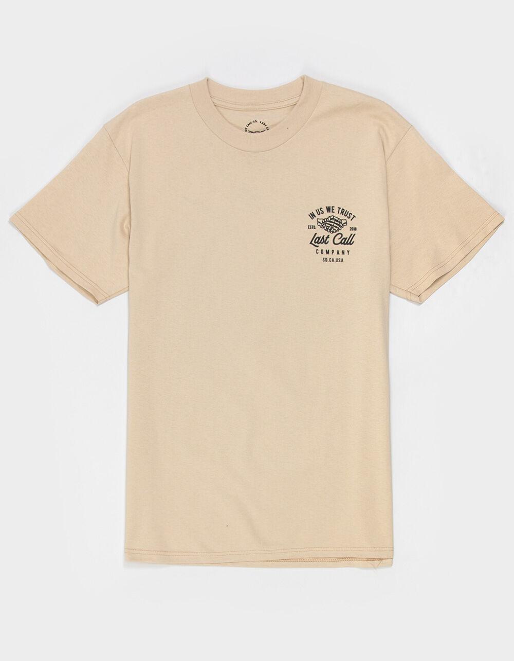 LAST CALL CO. Trust Badge Mens Tee - SAND Product Image