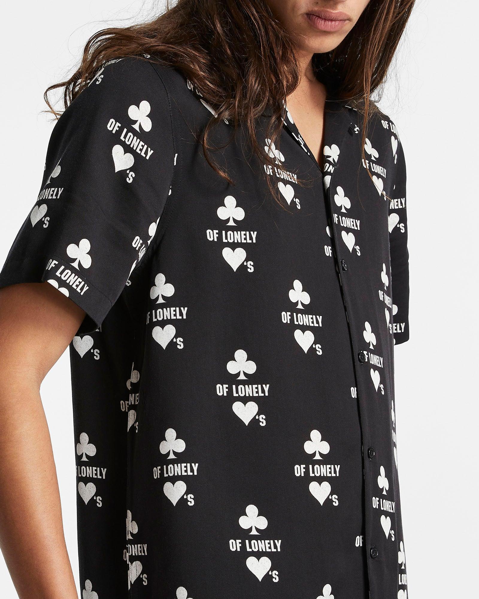 KLUB OF HEARTS RESORT SS SHIRT BLACK Male Product Image