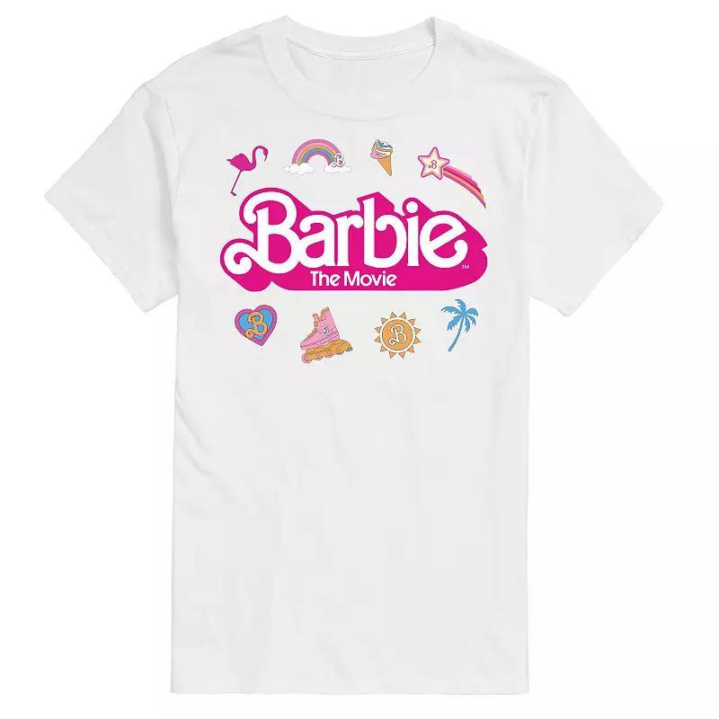 Big & Tall Barbie The Movie Theatrical Movie Logo Graphic Tee, Mens Product Image