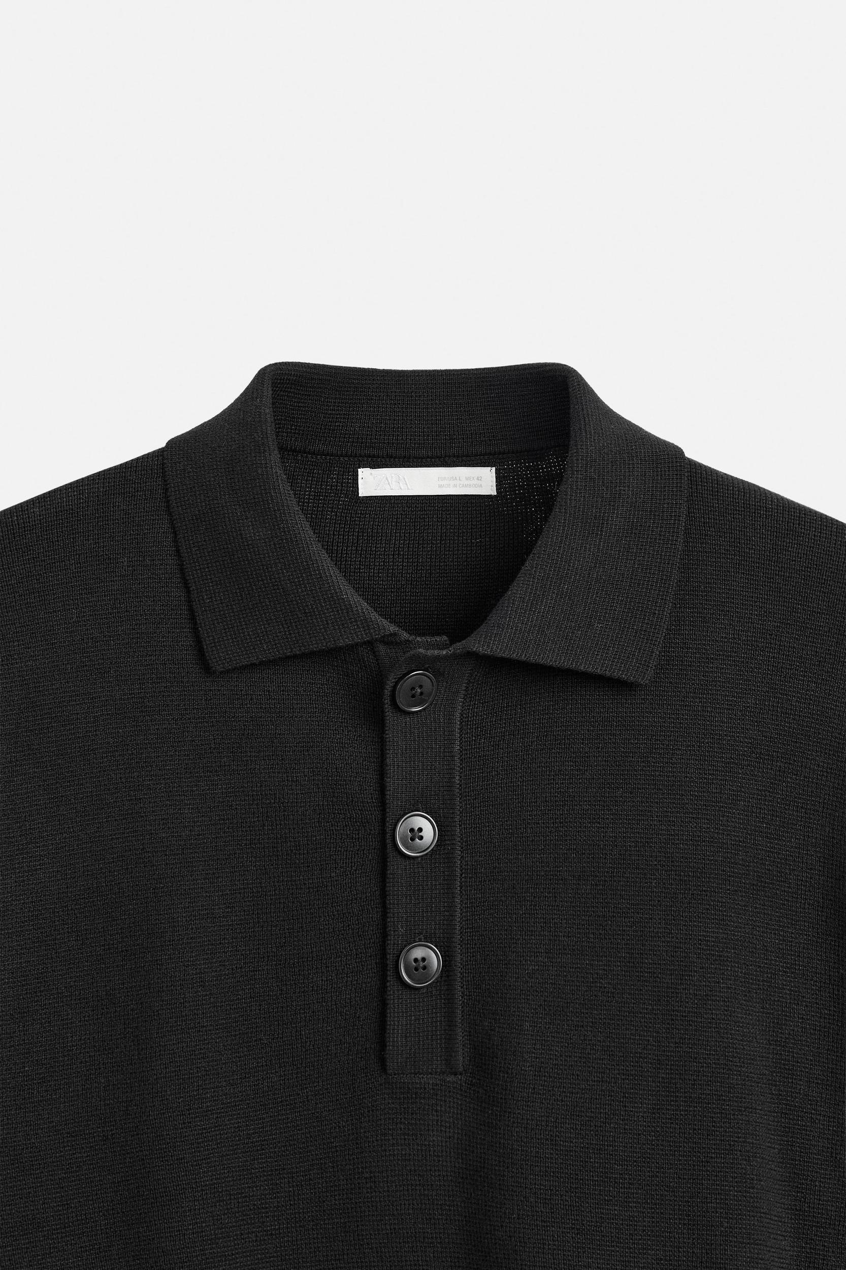 RELAXED FIT KNIT POLO SHIRT Product Image