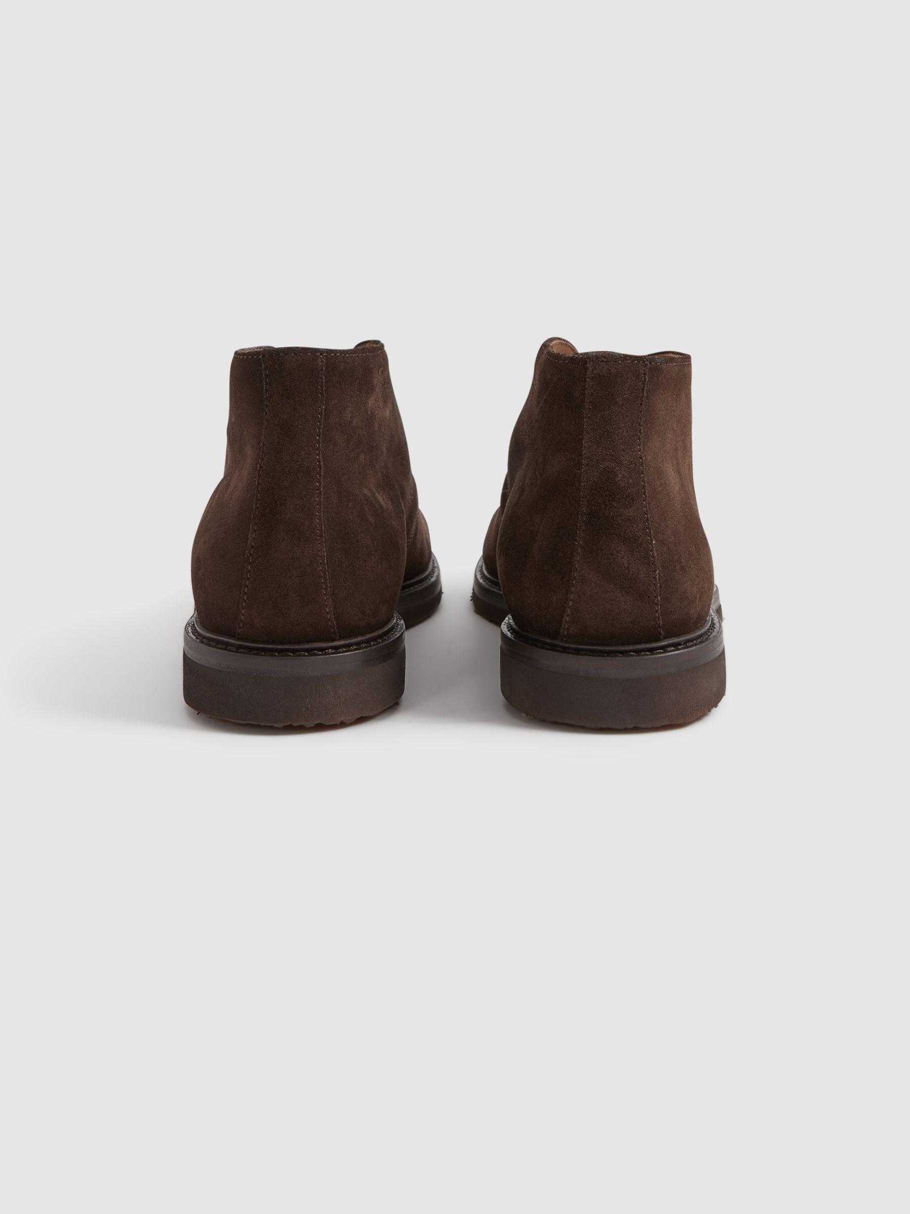 Harrys London Suede Chukka Boots in Ebony Product Image