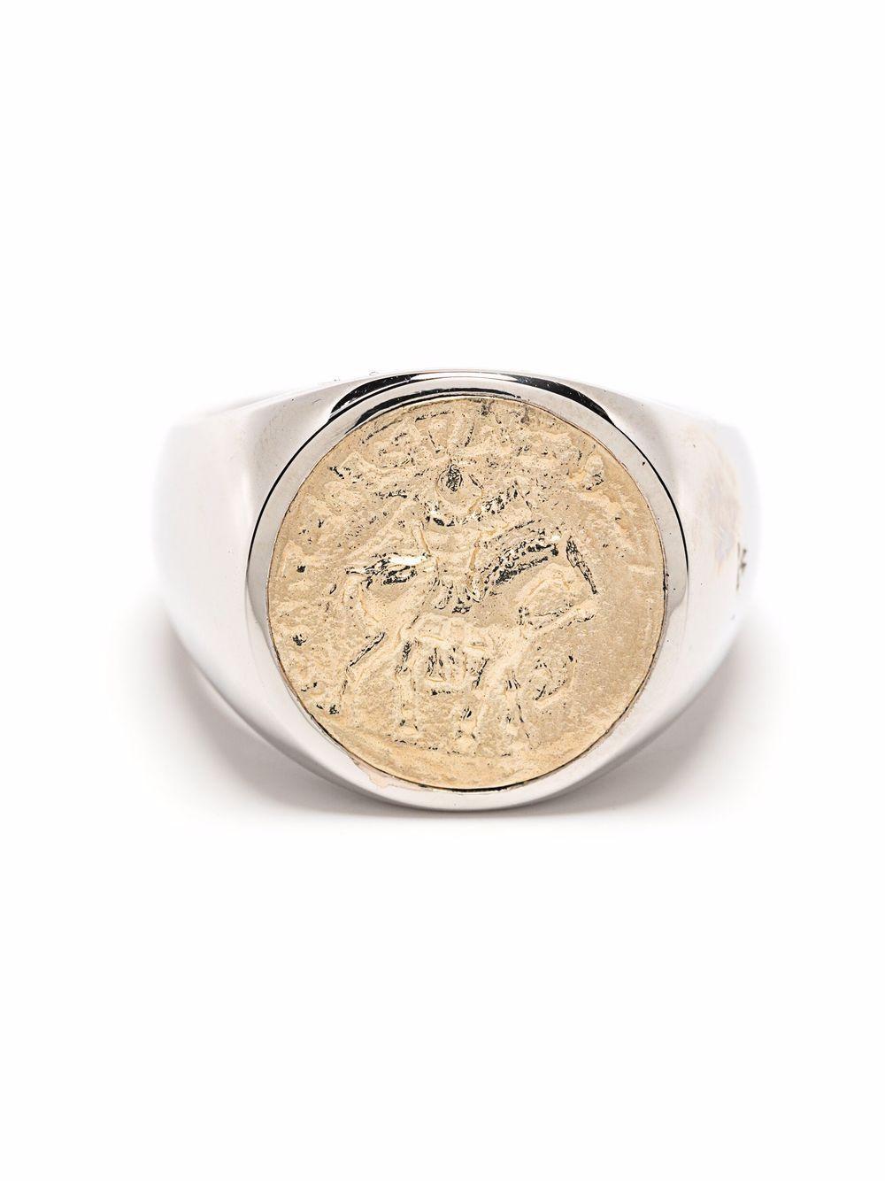 coin signet ring Product Image