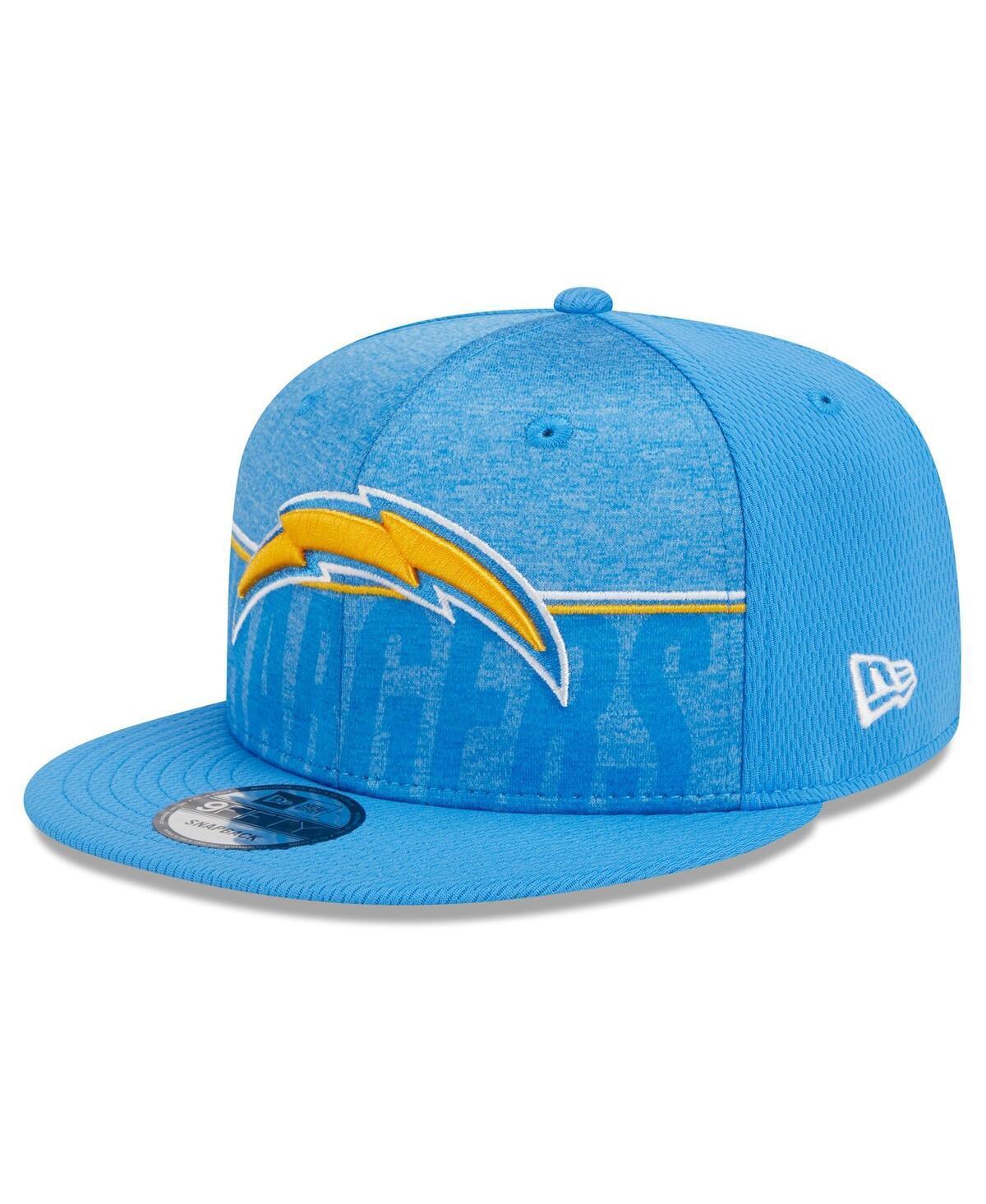 Men's New Era Powder Blue Los Angeles Chargers 2023 NFL Training Camp 9FIFTY Snapback Hat Product Image