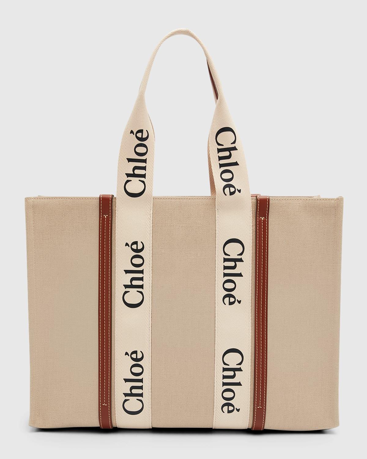 Womens Large Woody Canvas Tote Product Image