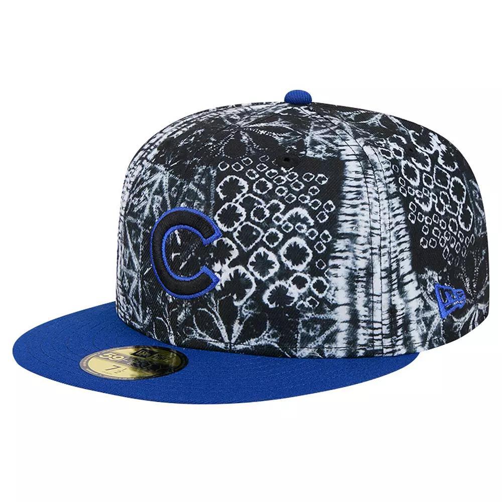Men's New Era Black Chicago Cubs Sands 59FIFTY Fitted Hat, Size: 7 1/2 Product Image
