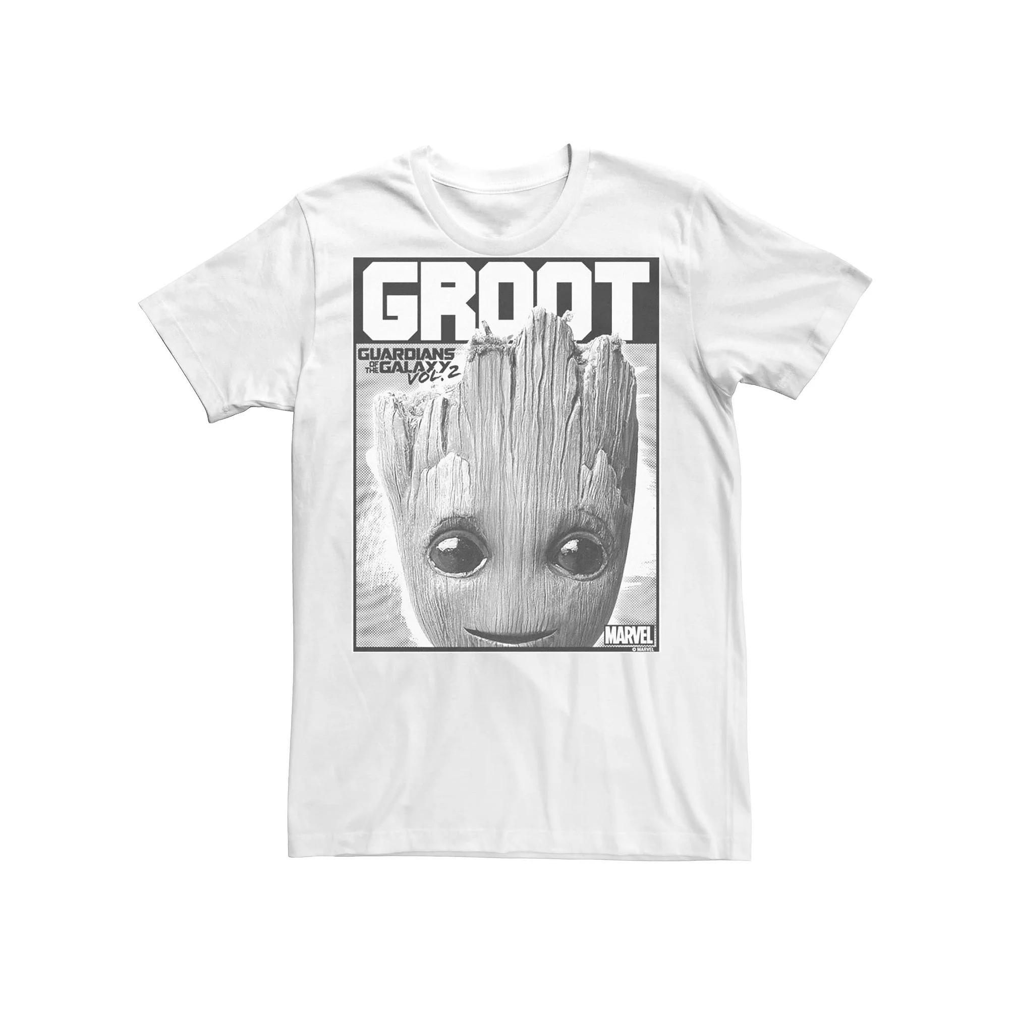 Men's Guardians of the Galaxy Groot Tee, Size: XXL, White Product Image