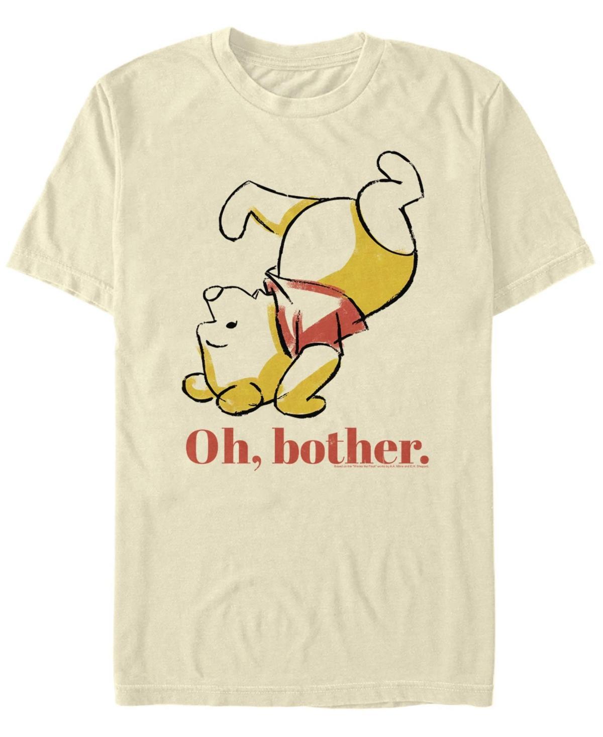 Disney's Winnie The Pooh Tumble Bear Oh Bother Men's Tee, Size: Medium, Natural Product Image